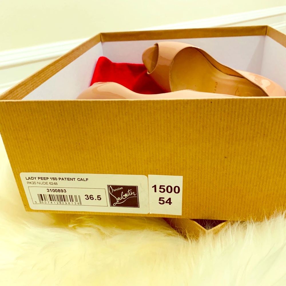 christian louboutin Lady Peeps 36.5